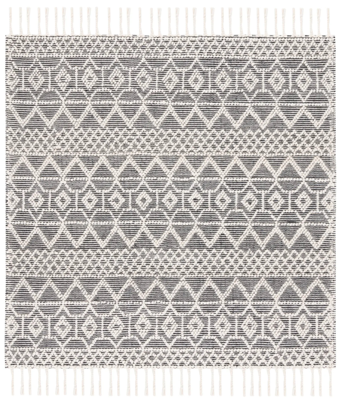 Safavieh Natura 6'-0" x 6'-0" Rug in Ivory / Black
