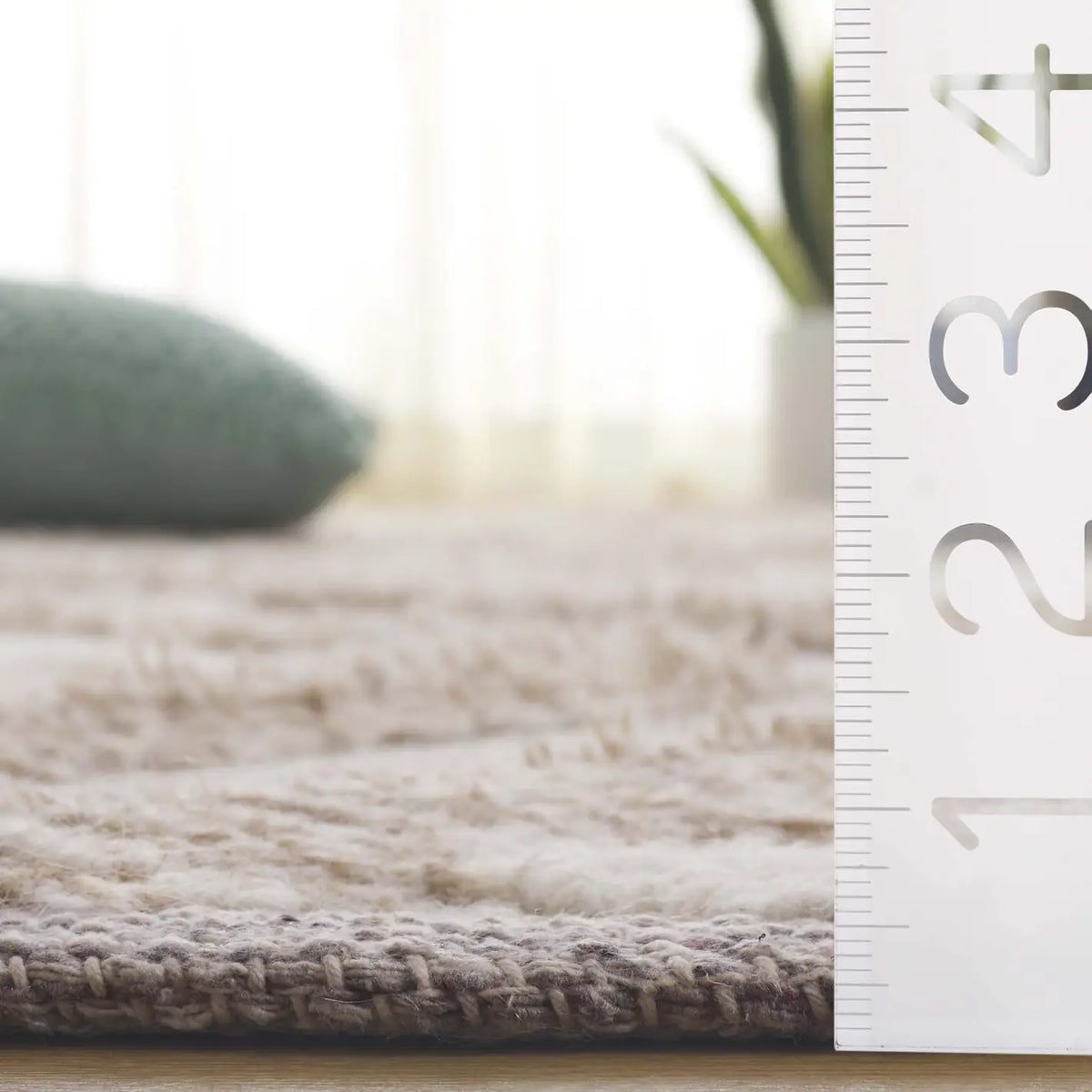 Safavieh Natura 4'-0" x 6'-0" Rug in Brown / Ivory