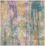 Safavieh Madison 6'-7" x 6'-7" Rug in Blue / Fuchsia