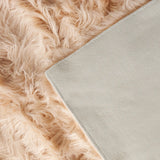 Safavieh Faux Sheep Skin 3'-0" x 5'-0" Rug in Light Pink
