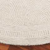 Safavieh Abstract 6'-0" x 6'-0" Rug in Ivory / Beige