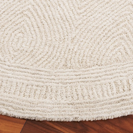 Safavieh Abstract 6'-0" x 6'-0" Rug in Ivory / Beige