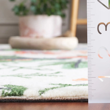 Safavieh Jardin 4'-0" x 6'-0" Rug in Ivory / Orange