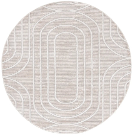 Safavieh Archway 6'-7" x 6'-7" Rug in Beige / Grey