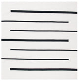 Safavieh Montauk 6'-0" x 6'-0" Rug in Ivory / Black