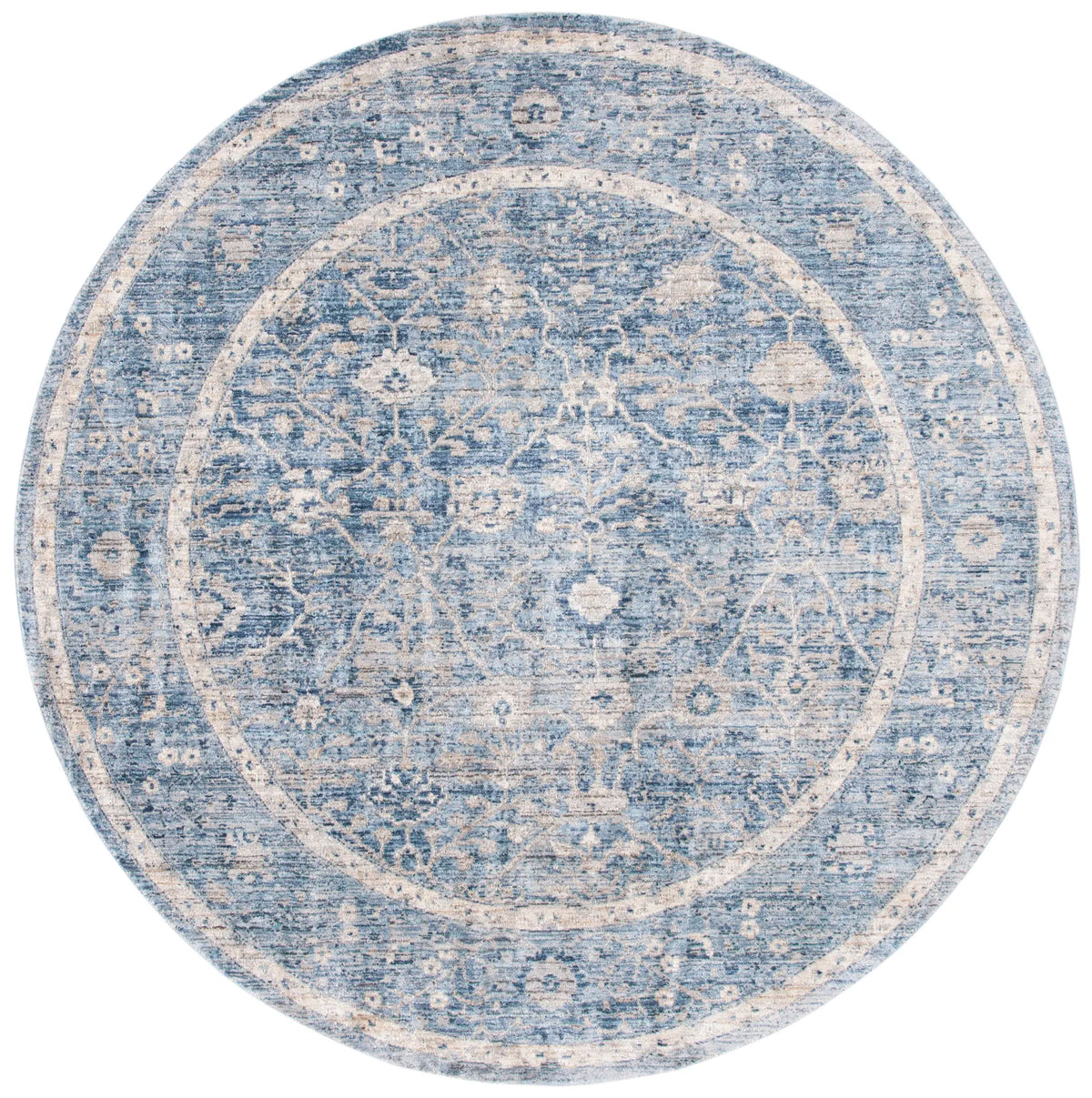 Safavieh Dream 6'-7" x 6'-7" Rug in Grey / Turquoise