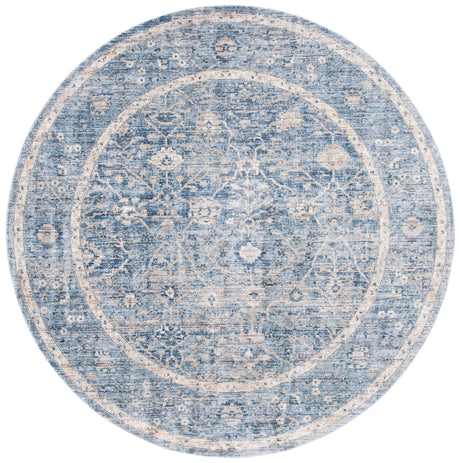 Safavieh Dream 6'-7" x 6'-7" Rug in Grey / Turquoise