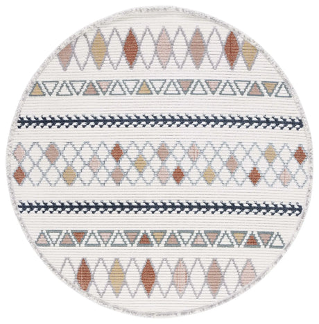 Safavieh Marrakesh 6'-7" x 6'-7" Rug in Ivory / Multi