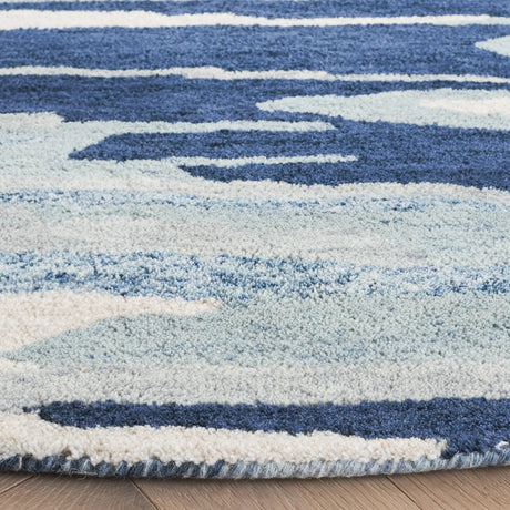 Safavieh Bellagio 6'-0" x 6'-0" Rug in Blue / Ivory