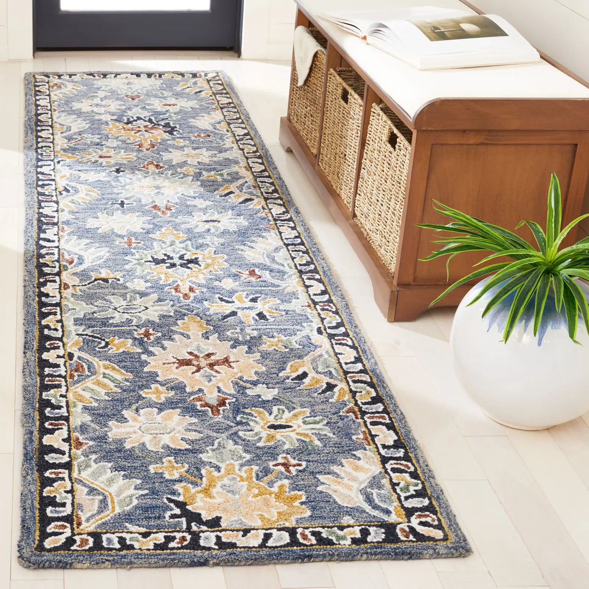 Safavieh Aspen 2'-3" x 9'-0" Rug in Grey / Sage