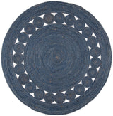 Safavieh Natural Fiber 5'-0" x 5'-0" Rug in Navy