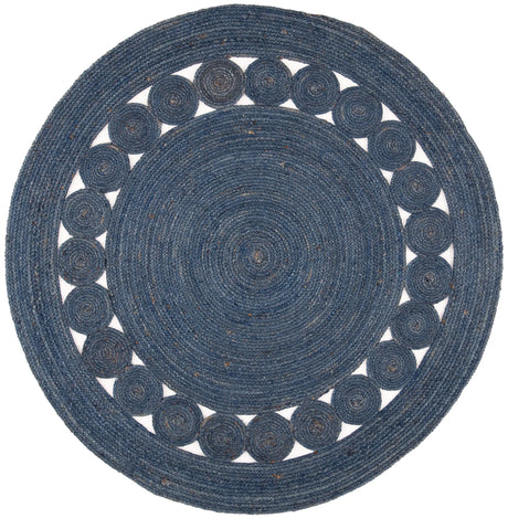Safavieh Natural Fiber 5'-0" x 5'-0" Rug in Navy