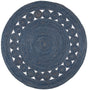 Safavieh Natural Fiber 5'-0" x 5'-0" Rug in Navy