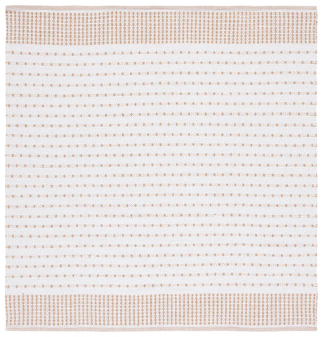Safavieh Montauk 6'-0" x 6'-0" Rug in Beige / Ivory