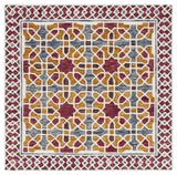Safavieh Aspen 5'-0" x 5'-0" Rug in Red / Yellow
