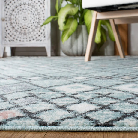 Safavieh Amsterdam 4'-0" x 6'-0" Rug in Light Blue / Ivory