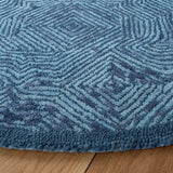 Safavieh Ikat 6'-0" x 6'-0" Rug in Dark Blue