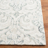 Safavieh Micro-Loop 5'-0" x 8'-0" Rug in Ivory / Grey