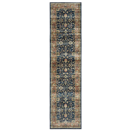 Oriental Weavers Sphinx Sumter Sum04 Blue/ Rust Rug - runner
