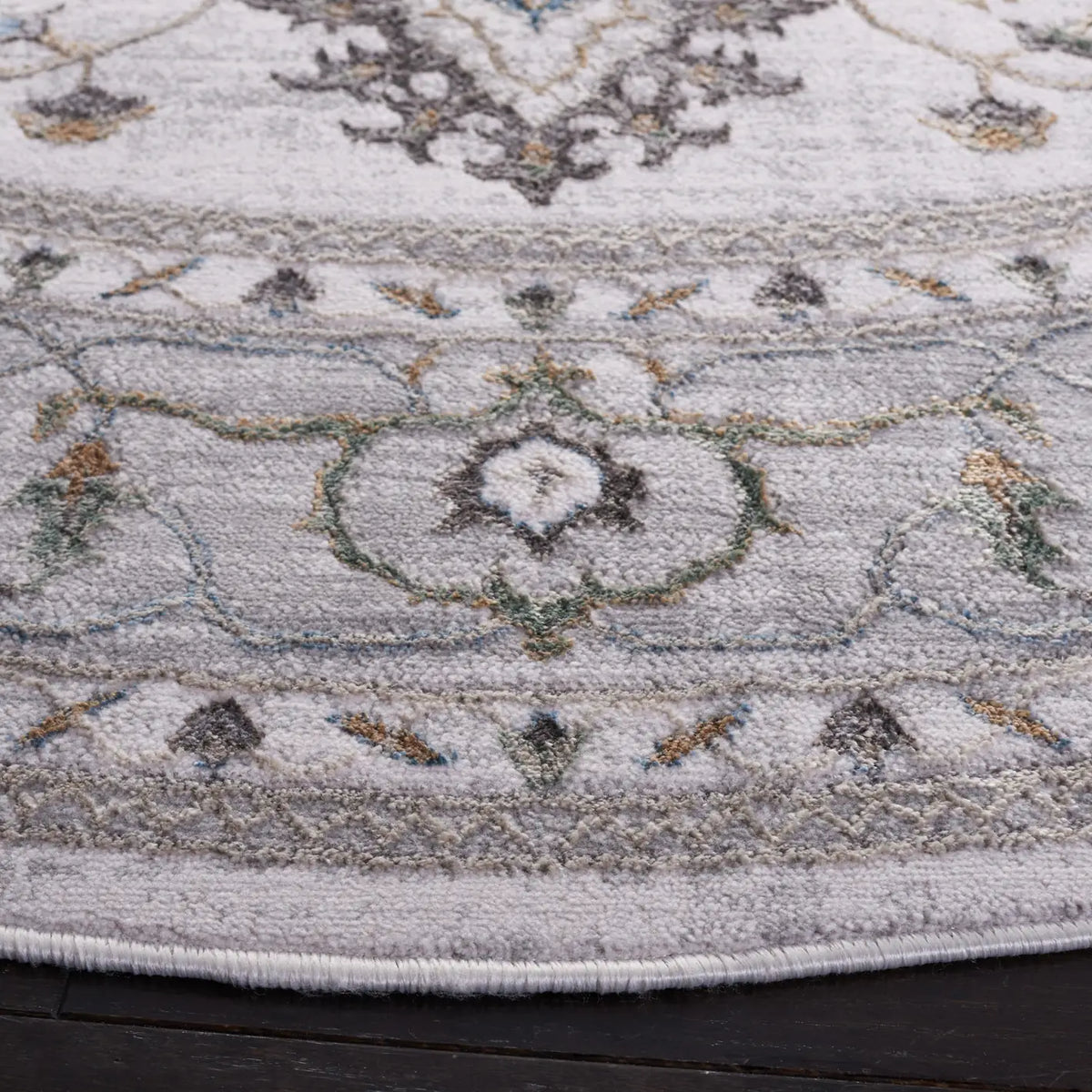 Safavieh Bel Air 5'-3" x 5'-3" Rug in Grey / Light Grey