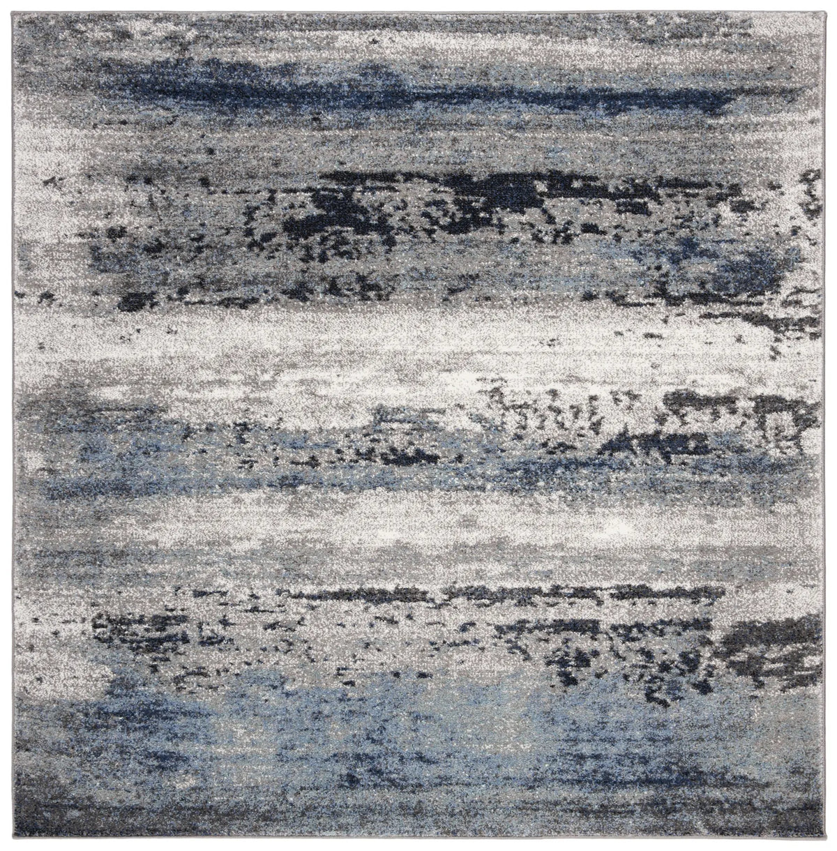 Safavieh Galaxy 5'-3" x 5'-3" Rug in Grey / Ivory