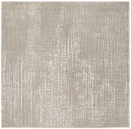 Safavieh Meadow 6'-7" x 6'-7" Rug in Ivory / Grey