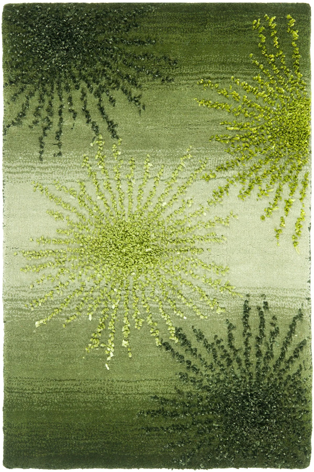 Safavieh Soho 2'-0" x 3'-0" Rug in Green / Multi