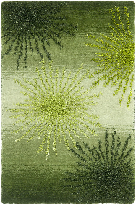Safavieh Soho 2'-0" x 3'-0" Rug in Green / Multi