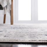 Safavieh Madison 800 4'-5" x 6'-5" Rug in Blue / Ivory