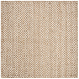 Safavieh Natural Fiber 7'-0" x 7'-0" Rug in Natural / Ivory