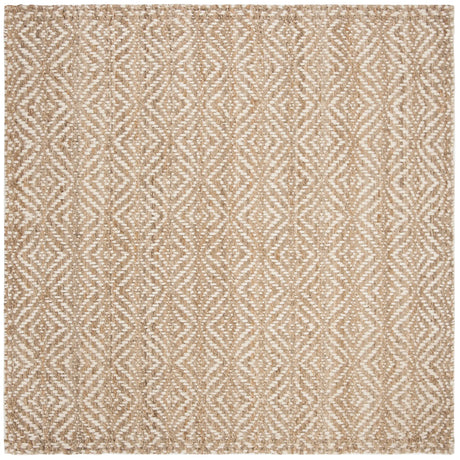 Safavieh Natural Fiber 7'-0" x 7'-0" Rug in Natural / Ivory
