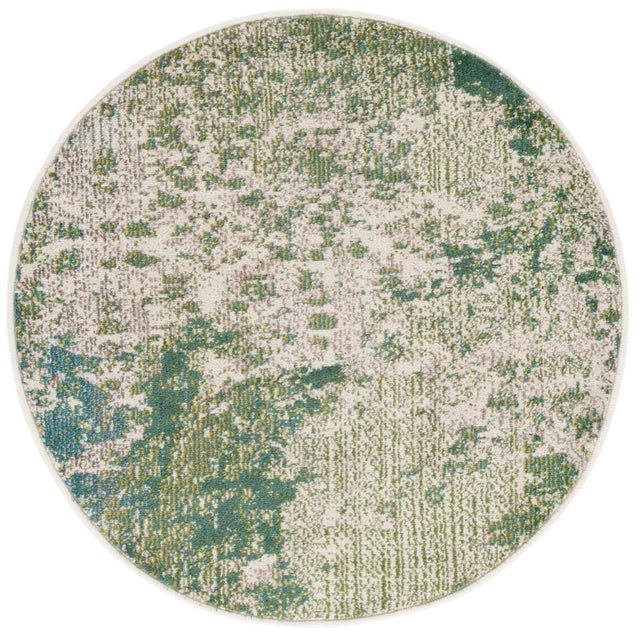 Safavieh Madison 3'-0" x 3'-0" Rug in Green / Ivory