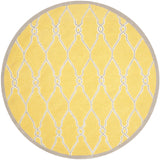 Safavieh Cambridge 6'-0" x 6'-0" Rug in Gold / Ivory