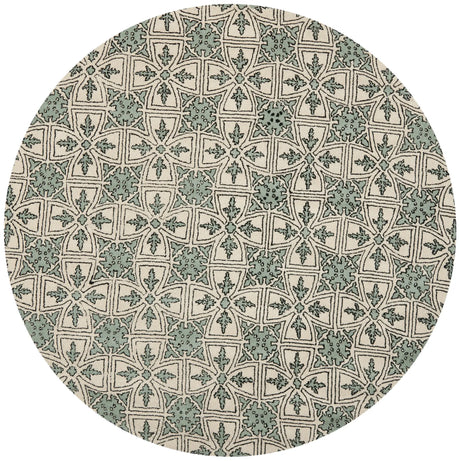 Safavieh Chatham 7'-0" x 7'-0" Rug in Light Blue / Ivory