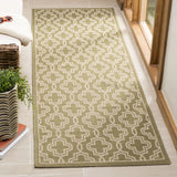 Safavieh Martha Stewart 2'-7" x 8'-2" Rug in Green / Beige