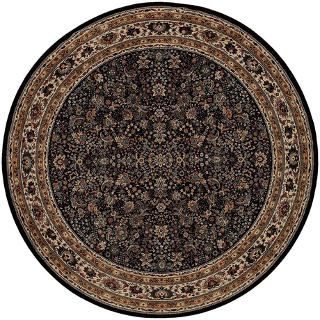 Oriental Weavers Sphinx Ariana 213k8 Black / Ivory Rugs - main flat