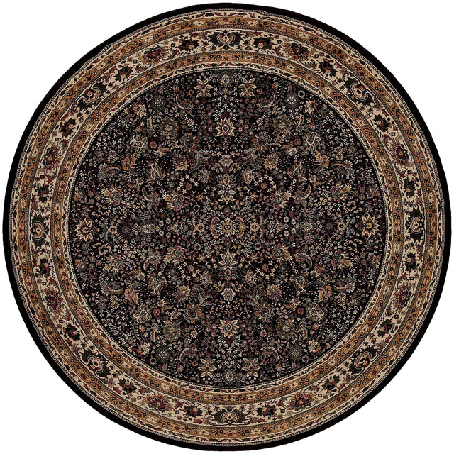Oriental Weavers Sphinx Ariana 213k8 Black / Ivory Rugs - main flat