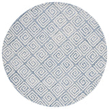 Safavieh Metro 6'-0" x 6'-0" Rug in Light Blue / Ivory