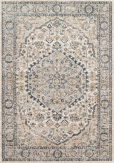 Loloi Teagan Tea-01 Natural/Lt. Grey Rugs - main flat