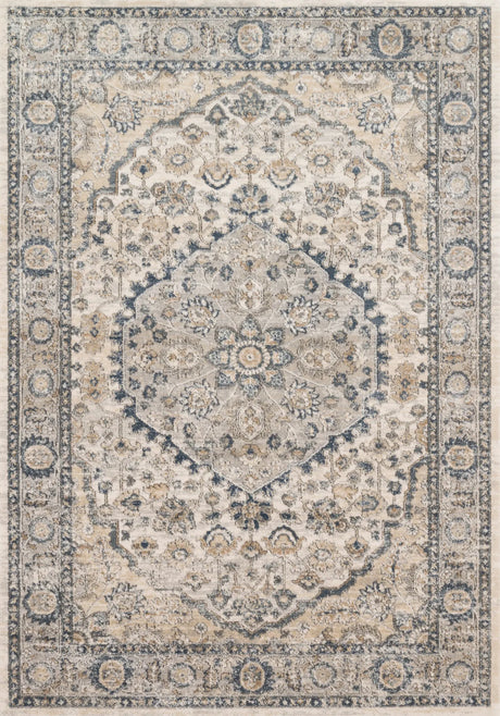 Loloi Teagan Tea-01 Natural/Lt. Grey Rugs - main flat