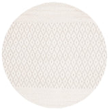 Safavieh Marbella 6'-0" x 6'-0" Rug in Ivory / Black