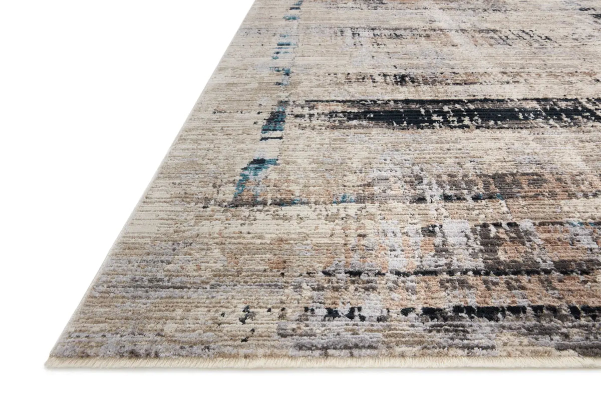 Loloi Leigh Lei-01 Granite/Slate Rugs - rug corner