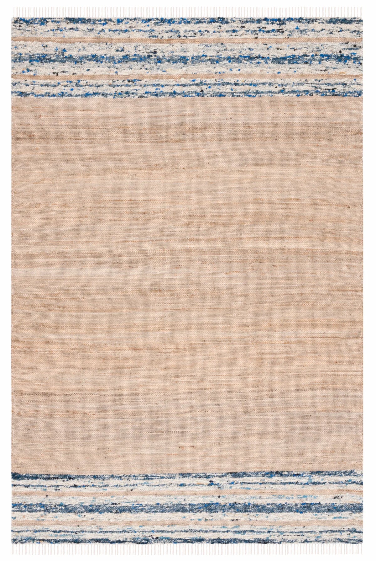 Safavieh Natura 4'-0" x 6'-0" Rug in Natural / Navy