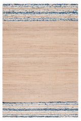 Safavieh Natura 4'-0" x 6'-0" Rug in Natural / Navy