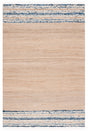 Safavieh Natura 4'-0" x 6'-0" Rug in Natural / Navy