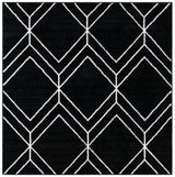 Safavieh Adirondack 6'-0" x 6'-0" Rug in Black / Ivory