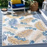 Safavieh Sunrise 4'-0" x 5'-7" Rug in Ivory / Blue Gold