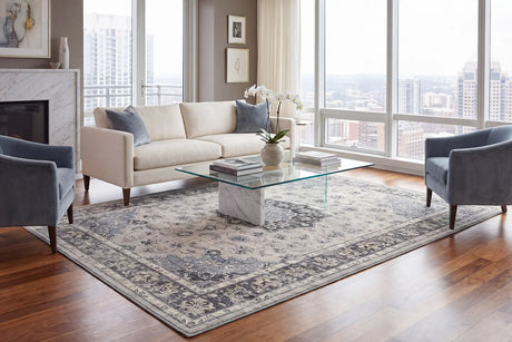 Dynamic Rugs Ancient Garden 57559 Silver / Grey Rugs - Room