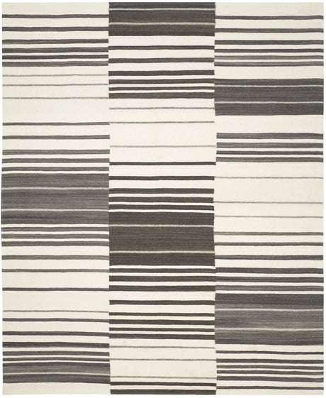 Safavieh Kilim 8'-0" x 10'-0" Rug in Dark Brown / Ivory