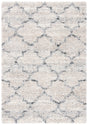 Safavieh Fontana Shag  800 4'-0" x 6'-0" Rug in Grey / Ivory